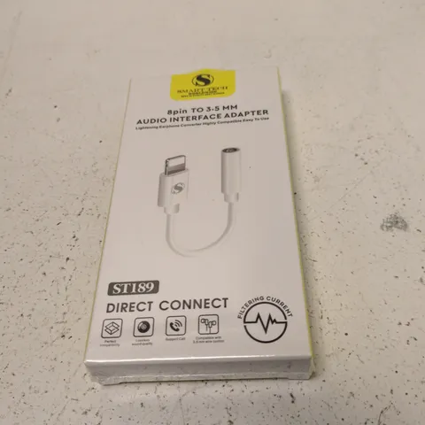 SMART TECH ST189 DIRECT CONNECT LIGHTNING TO 3.5MM AUDIO ADAPTER