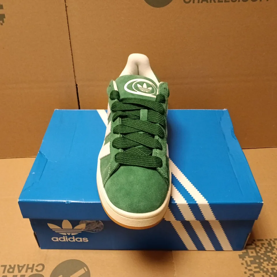 BOXED PAIR OF ADIDAS CAMPUS 00S IN GREEN - UK 8.5
