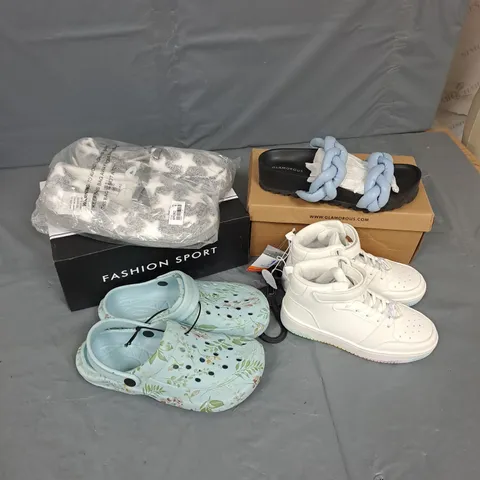 APPROXIMATELY 20 ASSORTED FOOTWEAR RELATED ITEMS IN VARYING STYLE/SIZE/COLOUR TO INCLUDE PENGUIN, GLAMOROUS, PRIMARK, ETC