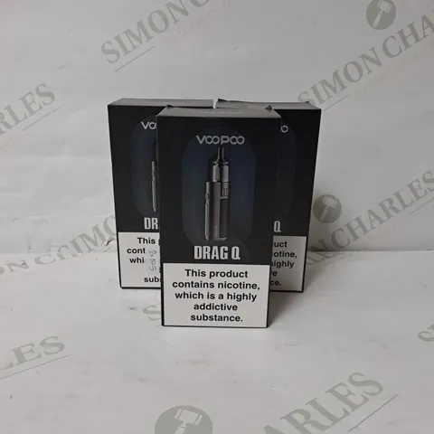 3 BOXED VOOPOO DRAG Q POD VAPE KIT