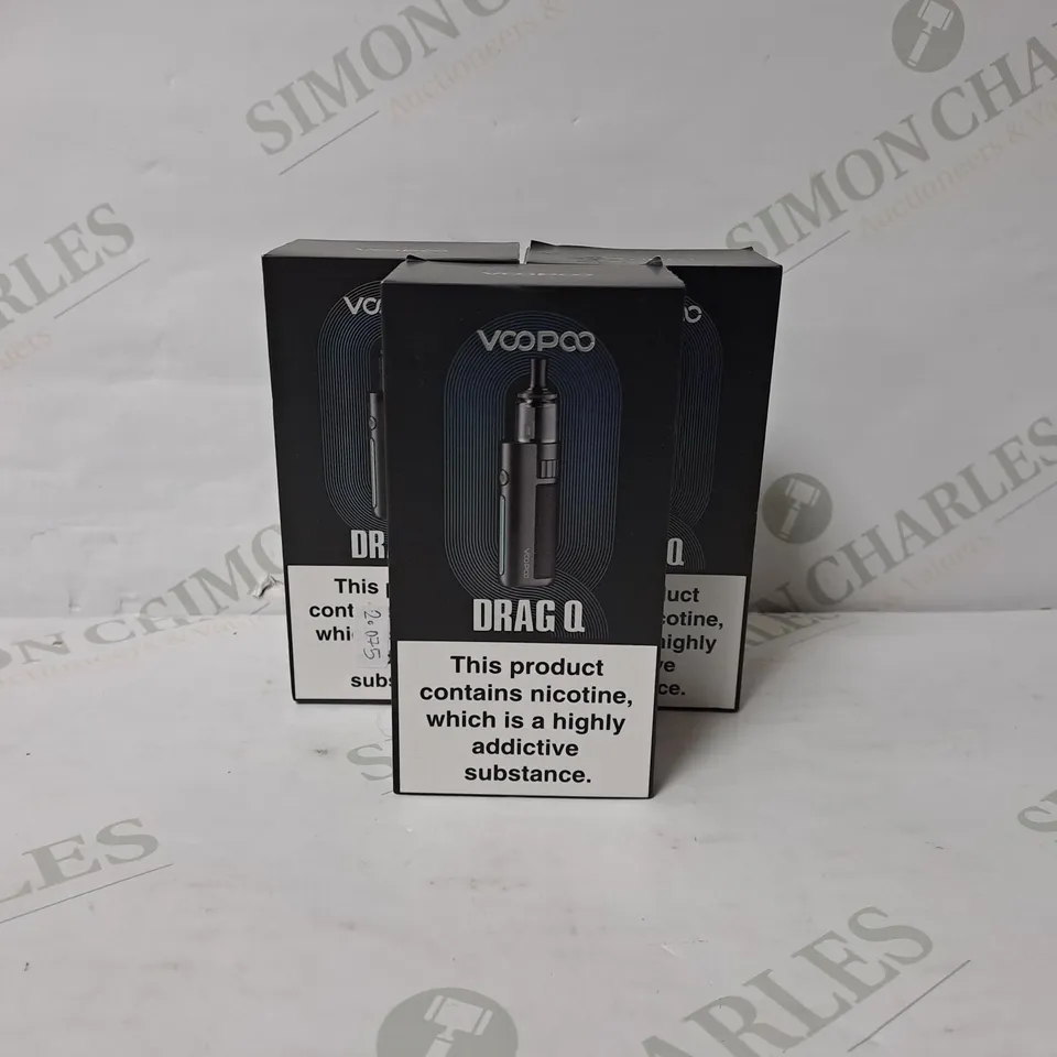 3 BOXED VOOPOO DRAG Q POD VAPE KIT 