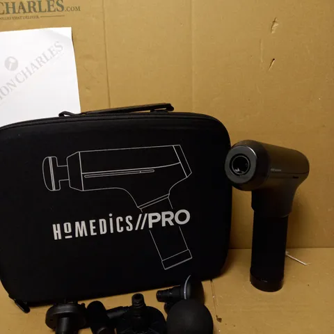 HOMEDICS PRO POWER HANDHELD PHYSIOTHERAPY MASSAGER GUN