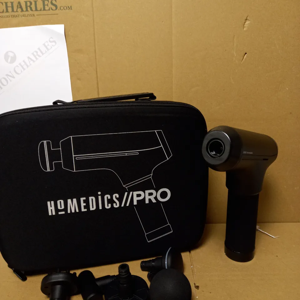 HOMEDICS PRO POWER HANDHELD PHYSIOTHERAPY MASSAGER GUN