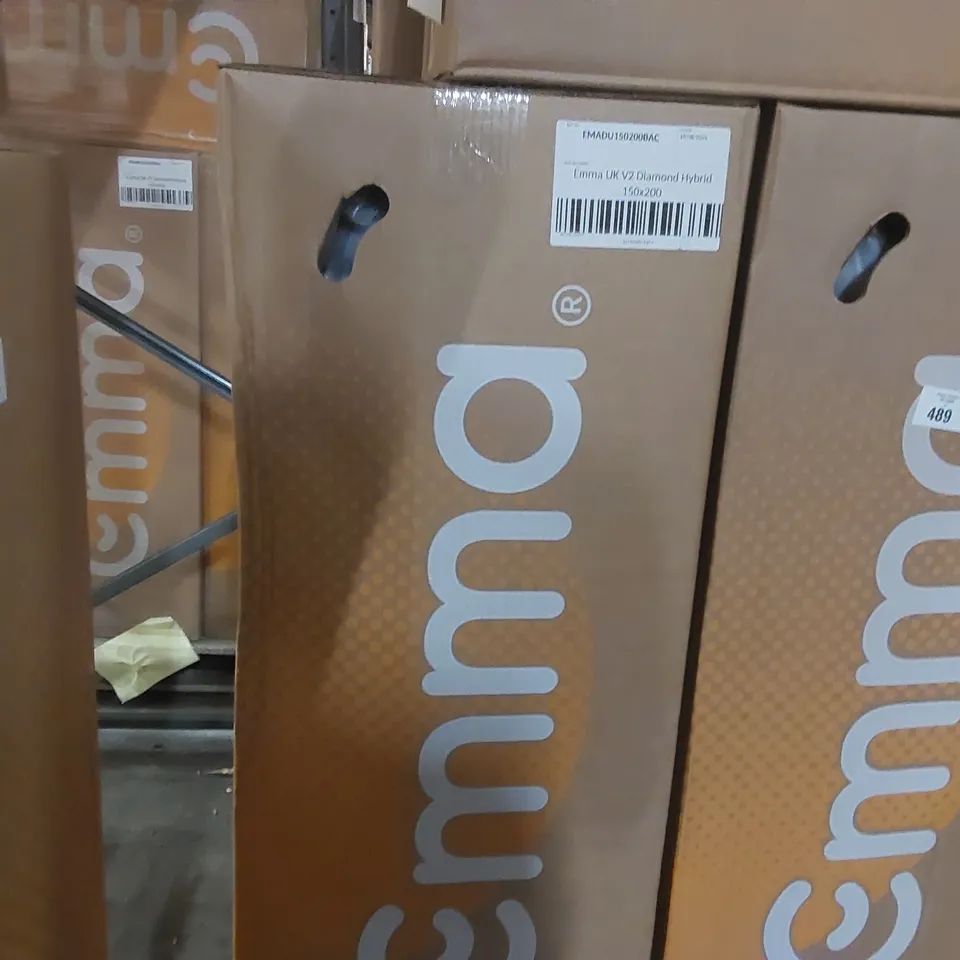 BRAND NEW BOXED EMMA UK V2 DIAMOND HYBRID 150 x 200CM KING SIZE MATTRESS 
