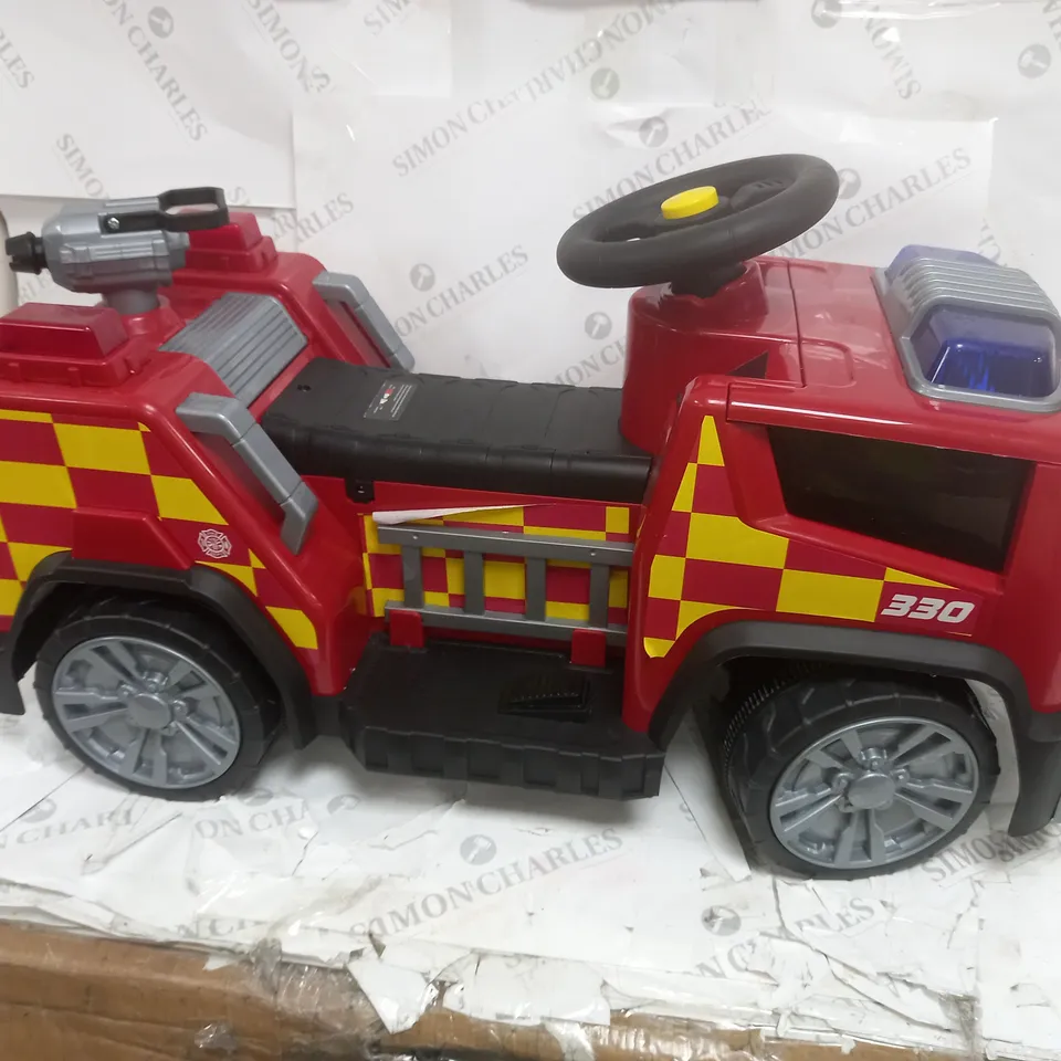 BOXED EVO ELECTRONIC RIDE ON FIRE ENGINE
