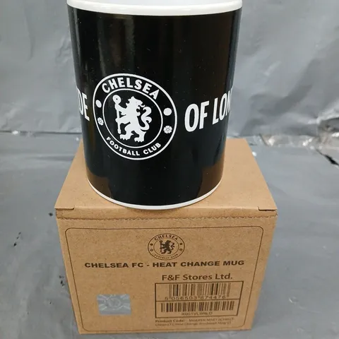 BOX OF 30 CHELSEA FC HEAT CHANGED MUG / COLLECTION ONLY