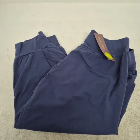 SWEATY BETTY NIDRA YOGA CAPRIS – NAVY/ROYAL BLUE, UK SIZE L