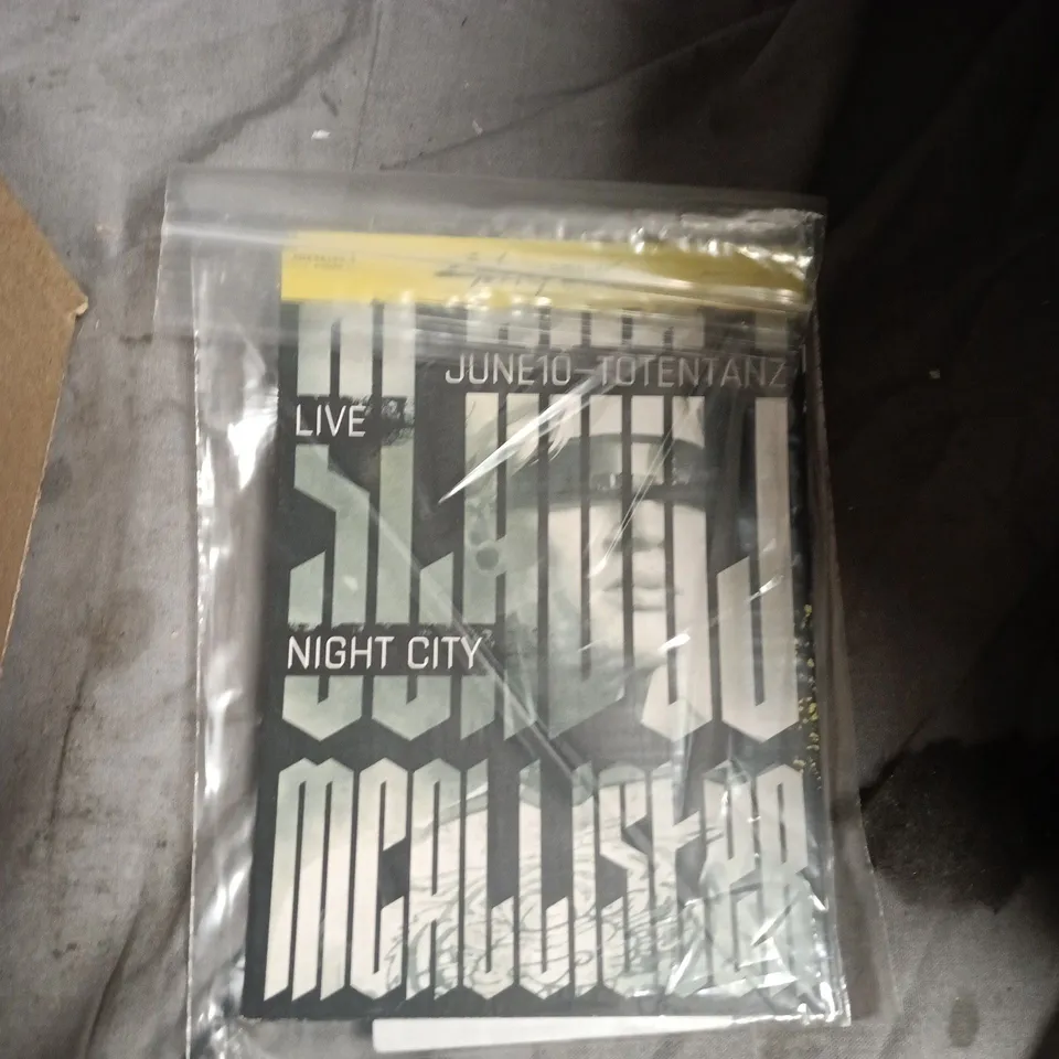 BOX OF APPROXIMATELY 180 CYBER PUNK NIGHT CITY POSTCARDS 