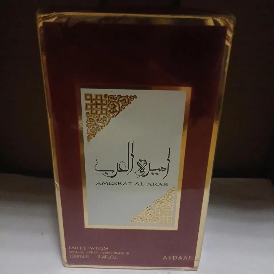 BOXED AND SEALED AMEERAT AL ARAB EAU DE PARFUM 100ML
