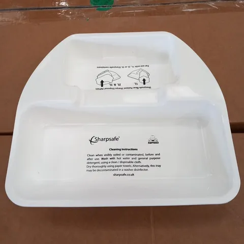 5 BOXES OF 10 SHARPSAFE NPSD SHARPSAFE TRAYS(50 IN TOTAL)