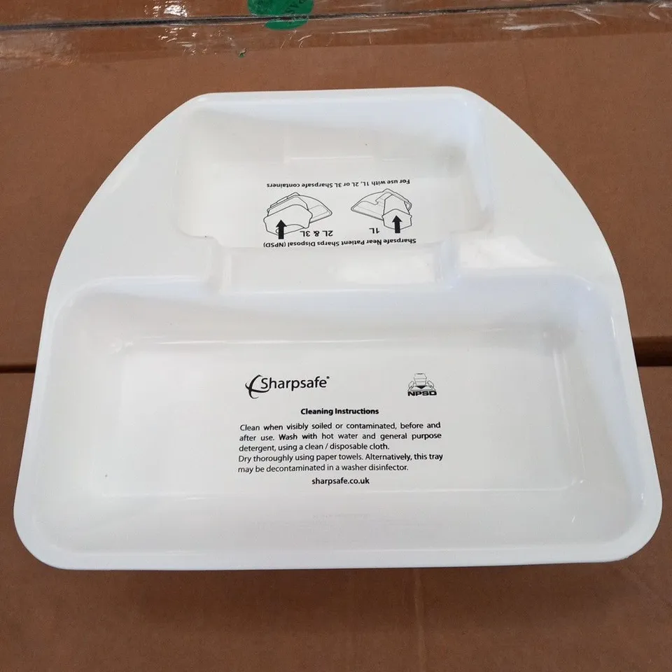 5 BOXES OF 10 SHARPSAFE NPSD SHARPSAFE TRAYS(50 IN TOTAL)