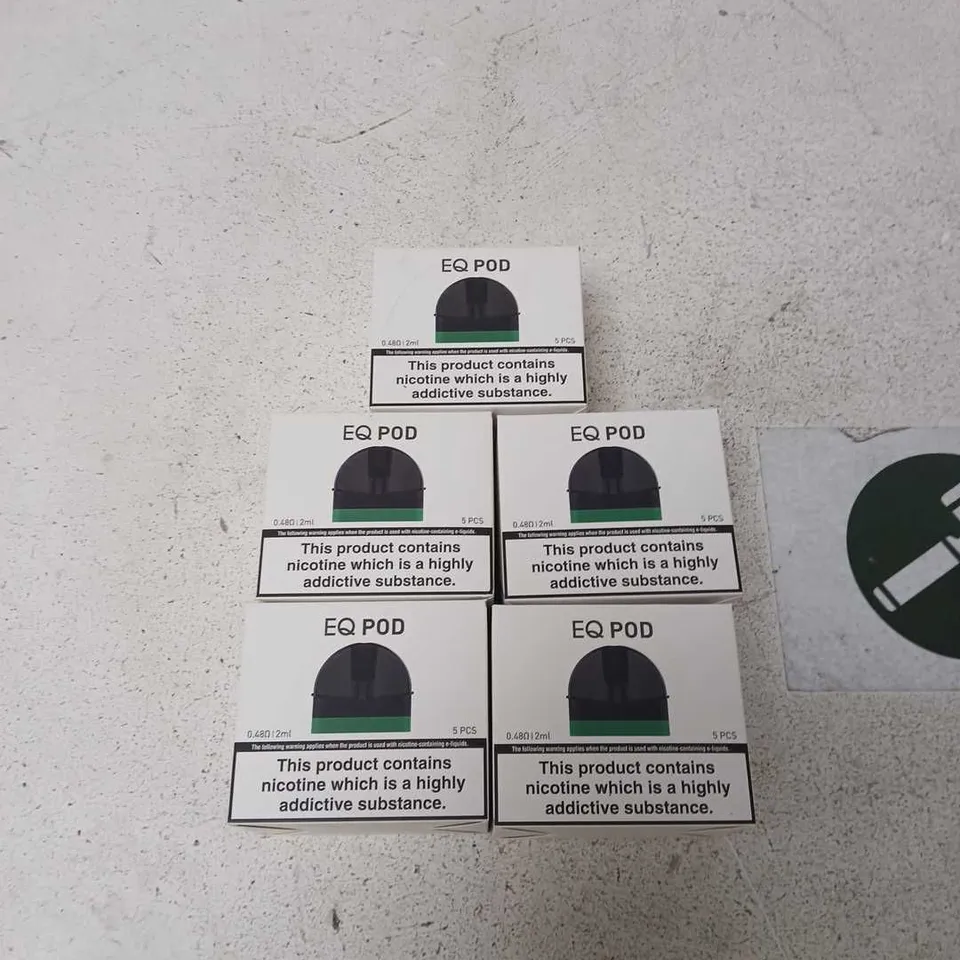 BOX OF APPROXIMATELY 35 ASSORTED INNOKEN EQ PODS 