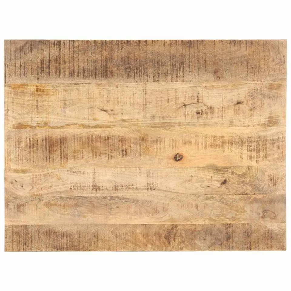 VIDAXL SOLID WOOD TABLE TOP 80 X 60 CM (25–27 MM)