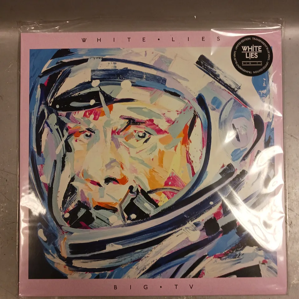 WHITE LIES BIG TV LIMITED EDITION TRANSPARENT BLUE VINYL