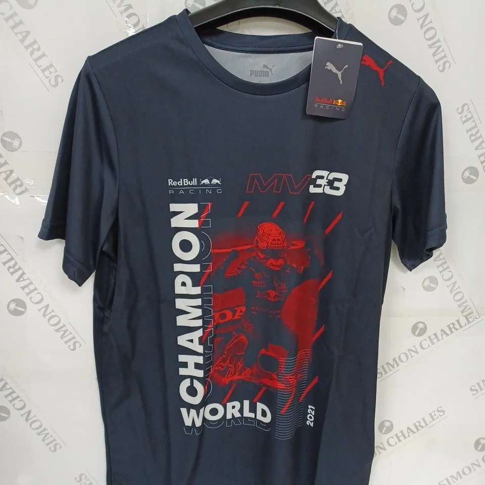 RED BULL RACING CHAMPION 2021 T-SHIRT SIZE S
