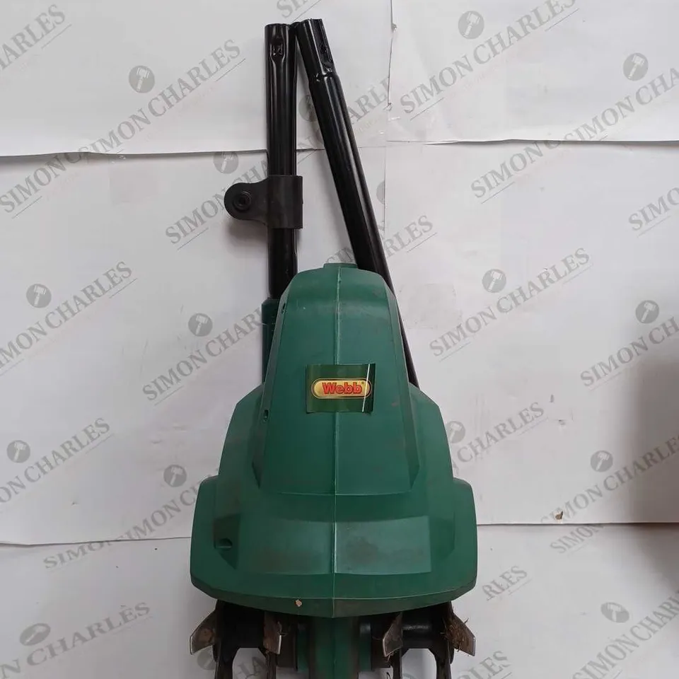 WEBB 20V CORDLESS TILLER WITH 2.0AH BATTERY & CHARGER