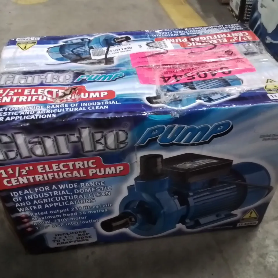 BOXED CLARKE ECP15A1 1.5" ELECTRIC CENTRIFUGAL PUMP (230V)