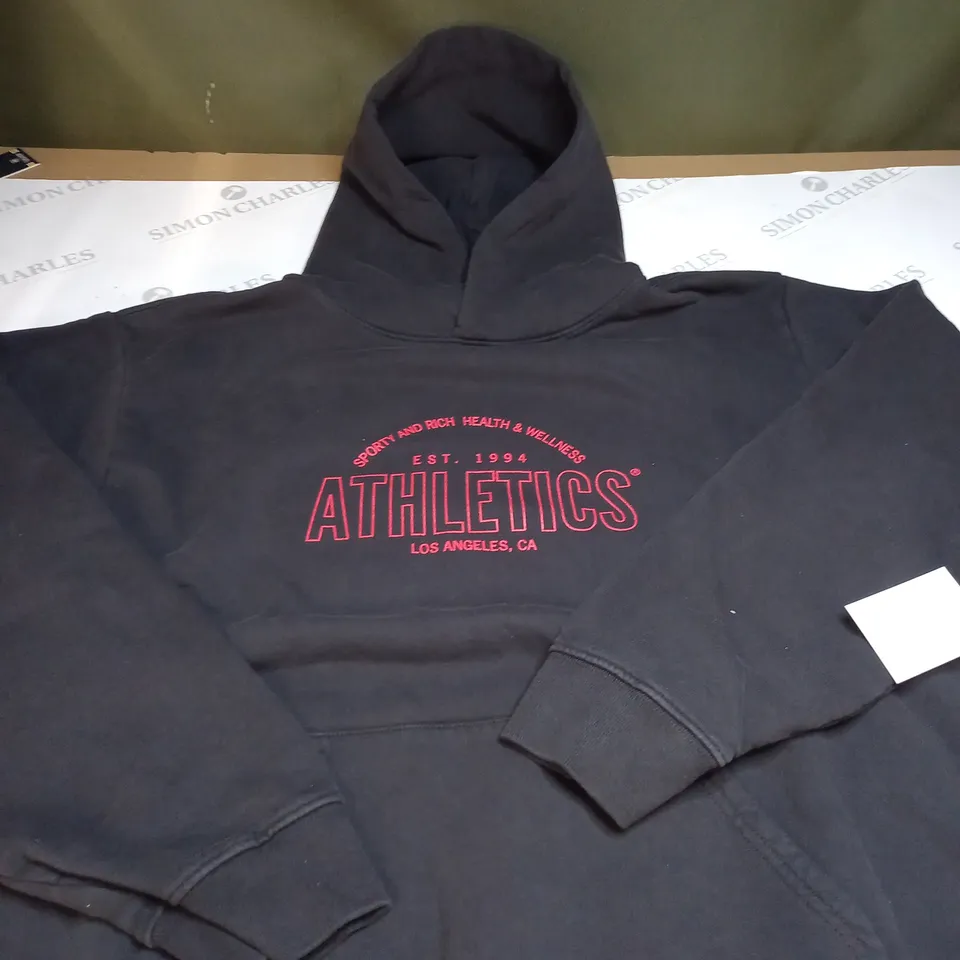 SPORTY AND RICH ATHLETIC HOODIE SIZE XL