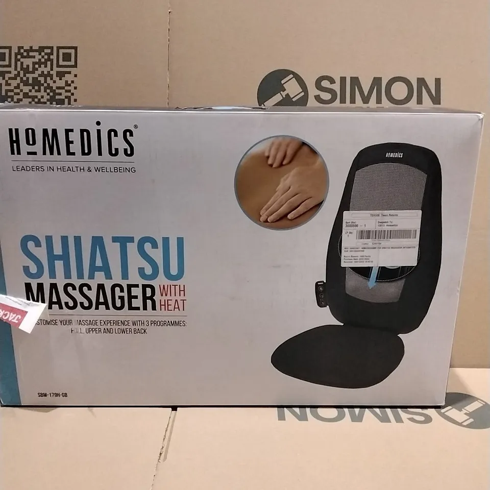 BOXED AS NEW SHIATSU MASSAGER WITH HEAT