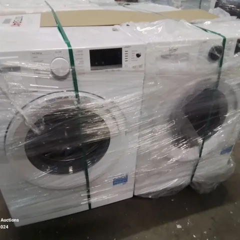 2X BEKO WTL94151W 9KG WASHING MACHINE WHITE AND 2X BEKO WHITE WASHING MACHINE WTL104151W - UNPROCESSED RAW RETURNS