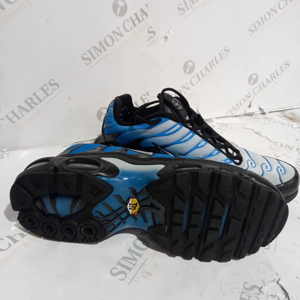 MENS NIKE AIR TN TRAINERS BLUE & WHITE - UK SIZE 7.5