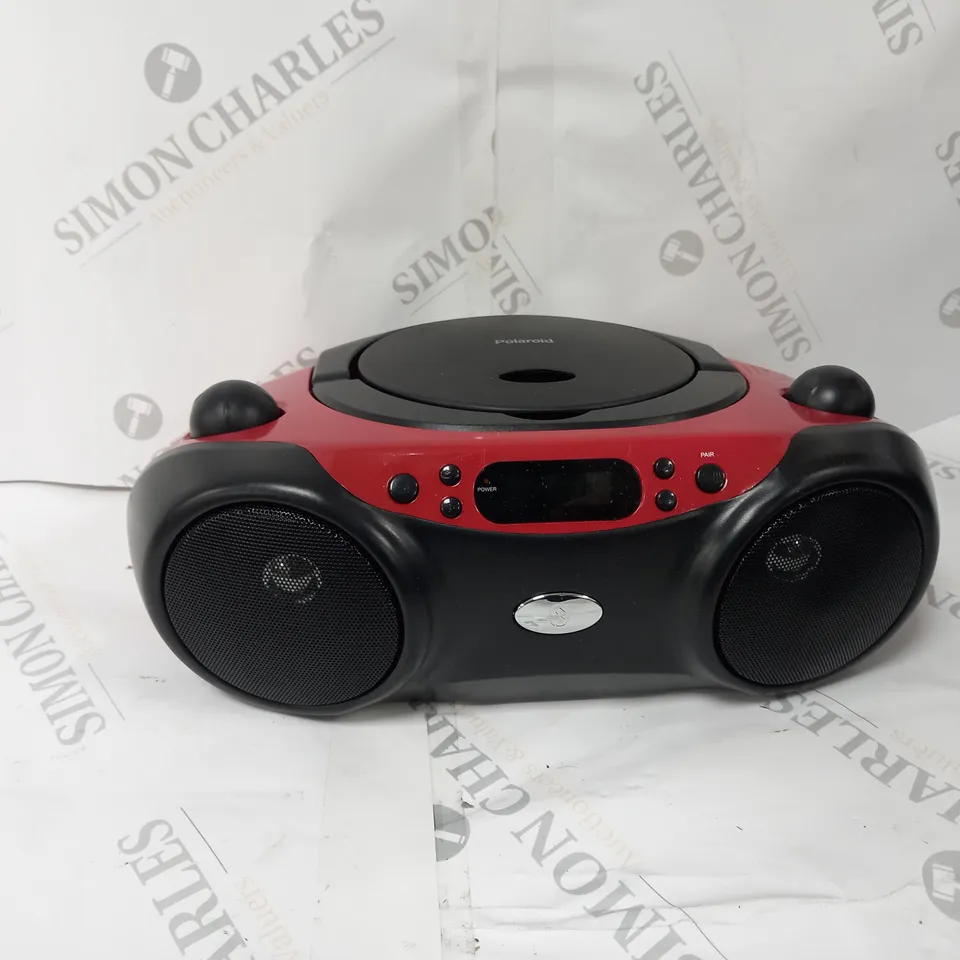 BOXED POLAROID BLUETOOTH CD BOOMBOX
