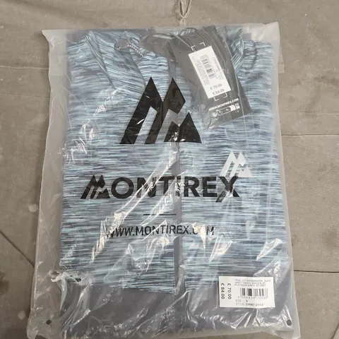 BAGGED MONTIREX TRAIL 3.0 WINDBREAKER BLUE/SLATE - SMALL