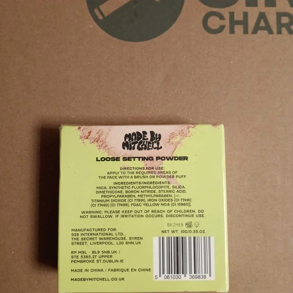 MITCHELL BAKED LOOSE SETTING POWDER – 10G (0.35OZ) – MADE BY MITCHELL