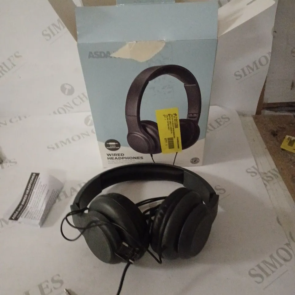 ASDA TECH WIRED HEADPHONES