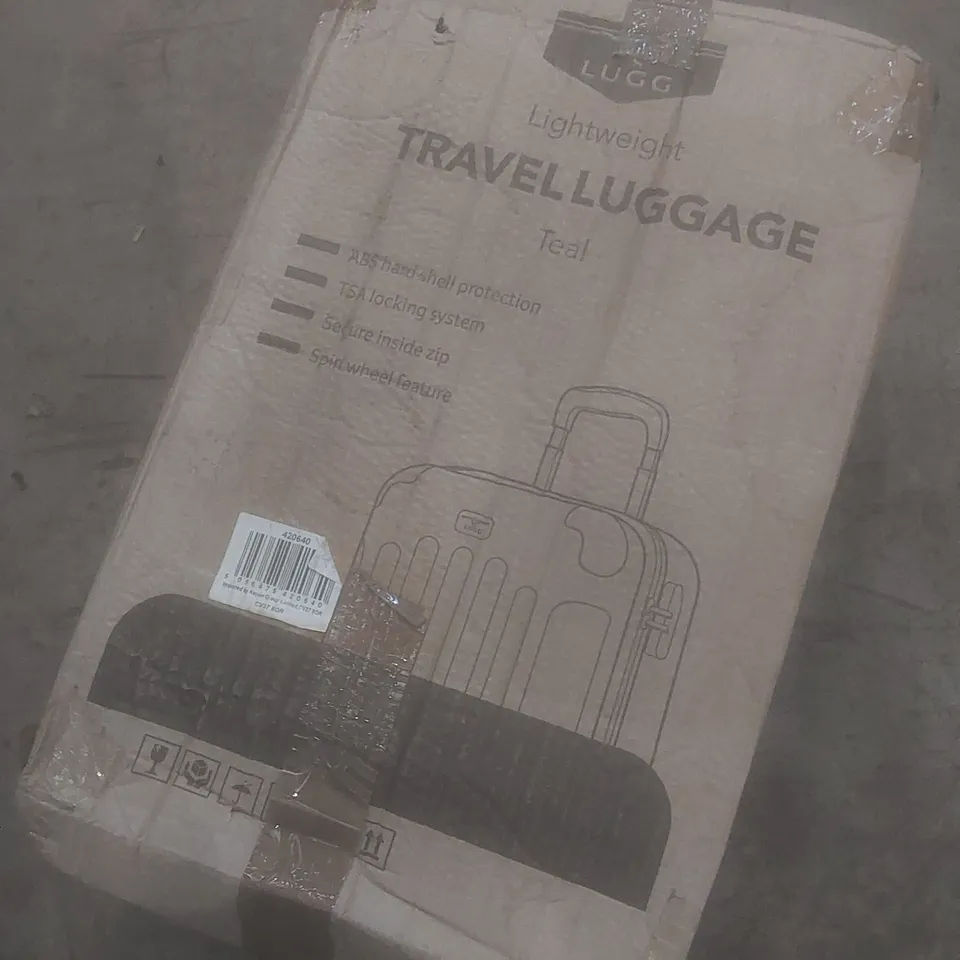BOXED LUGG LIGHTWEIGHT TRAVEL LUGGAGE CASE