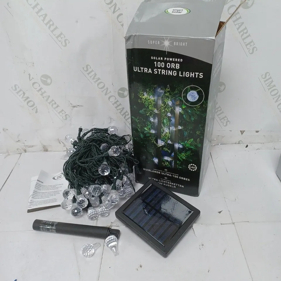 SOLAR STRINGLIGHTS - ULTRA 100 ORB RRP £32.99