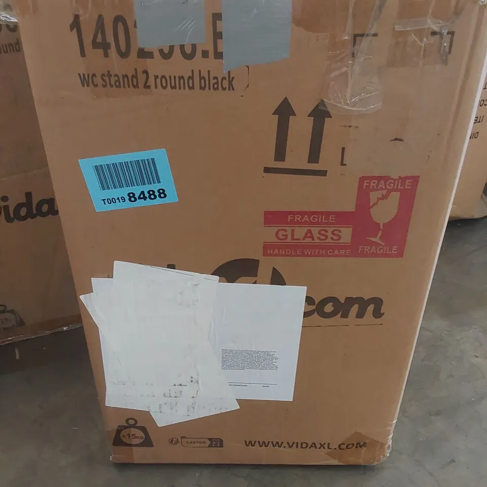 BOXED RENOIR FLOOR-STANDING TOILET - BLACK (2 BOXES)