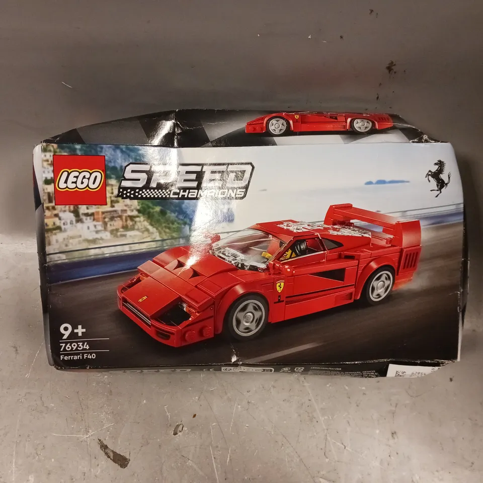 LEGO SPEED CHAMPIONS FERRARI F40 SUPERCAR TOY 76934