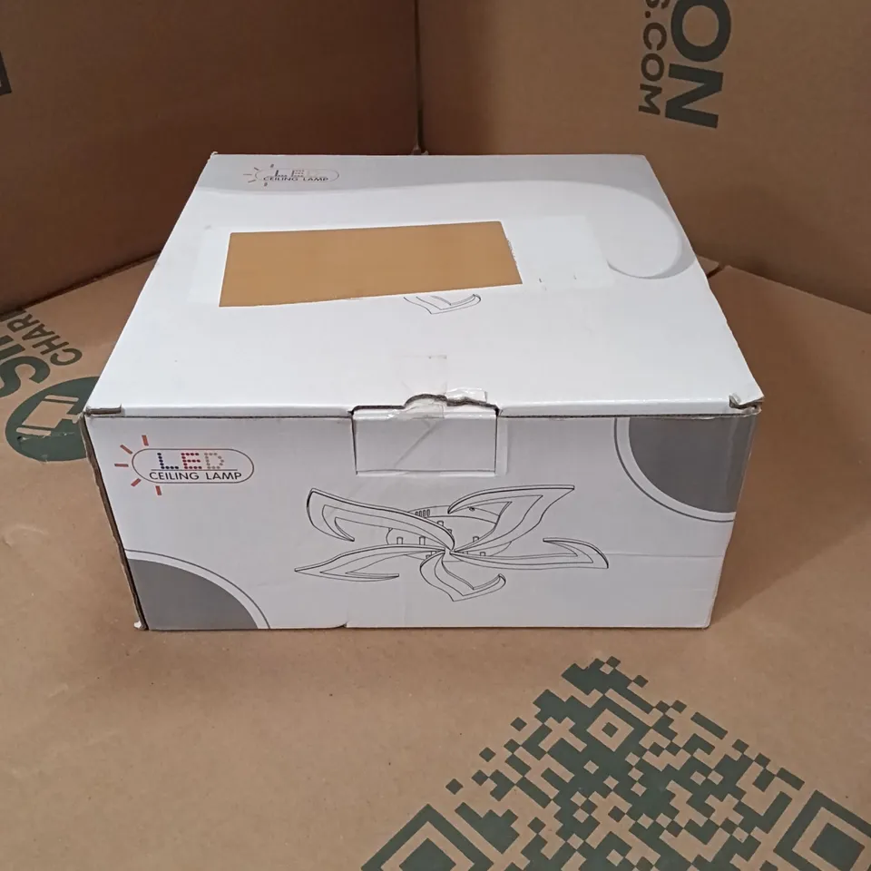 BOXED LED CEILING LAMP - BLACK (1 BOX)