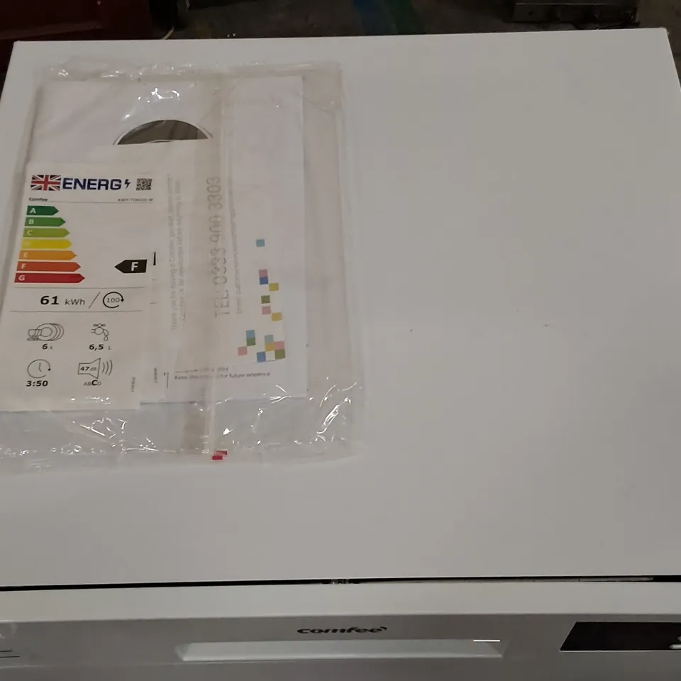 COMFEE DISHWASHER IN WHITE - KWH-TD602E