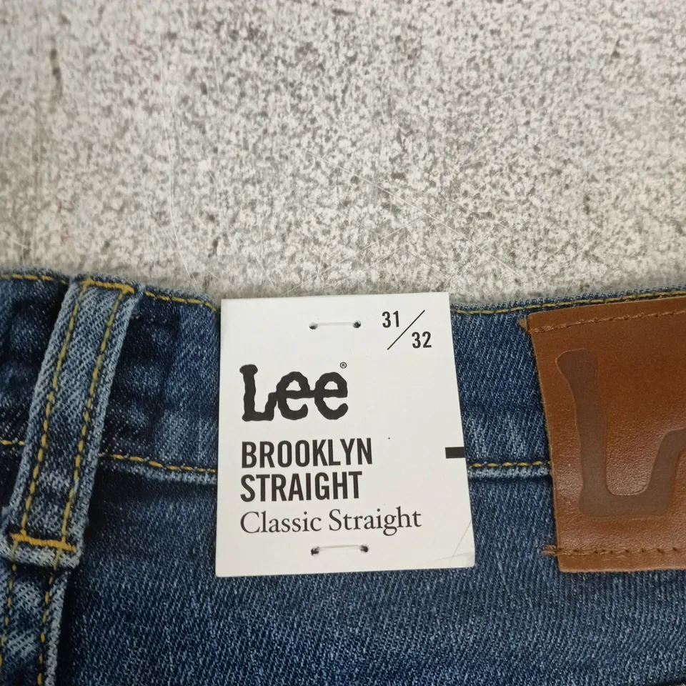 LEE BROOKLYN STRAIGHT JEANS – MEN'S, 31/32