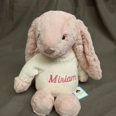JELLYCAT - I AM MEDIUM BASHFUL BLUSH BUNNY