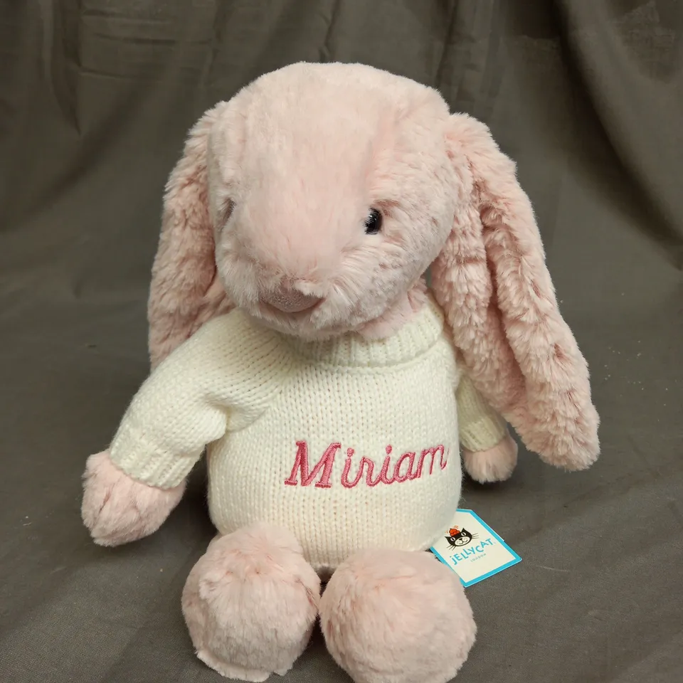 JELLYCAT - I AM MEDIUM BASHFUL BLUSH BUNNY