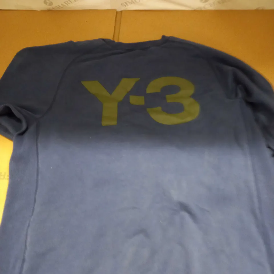 Y-3 NAVY SWEATSHIRT SIZE UNSPECIFIED