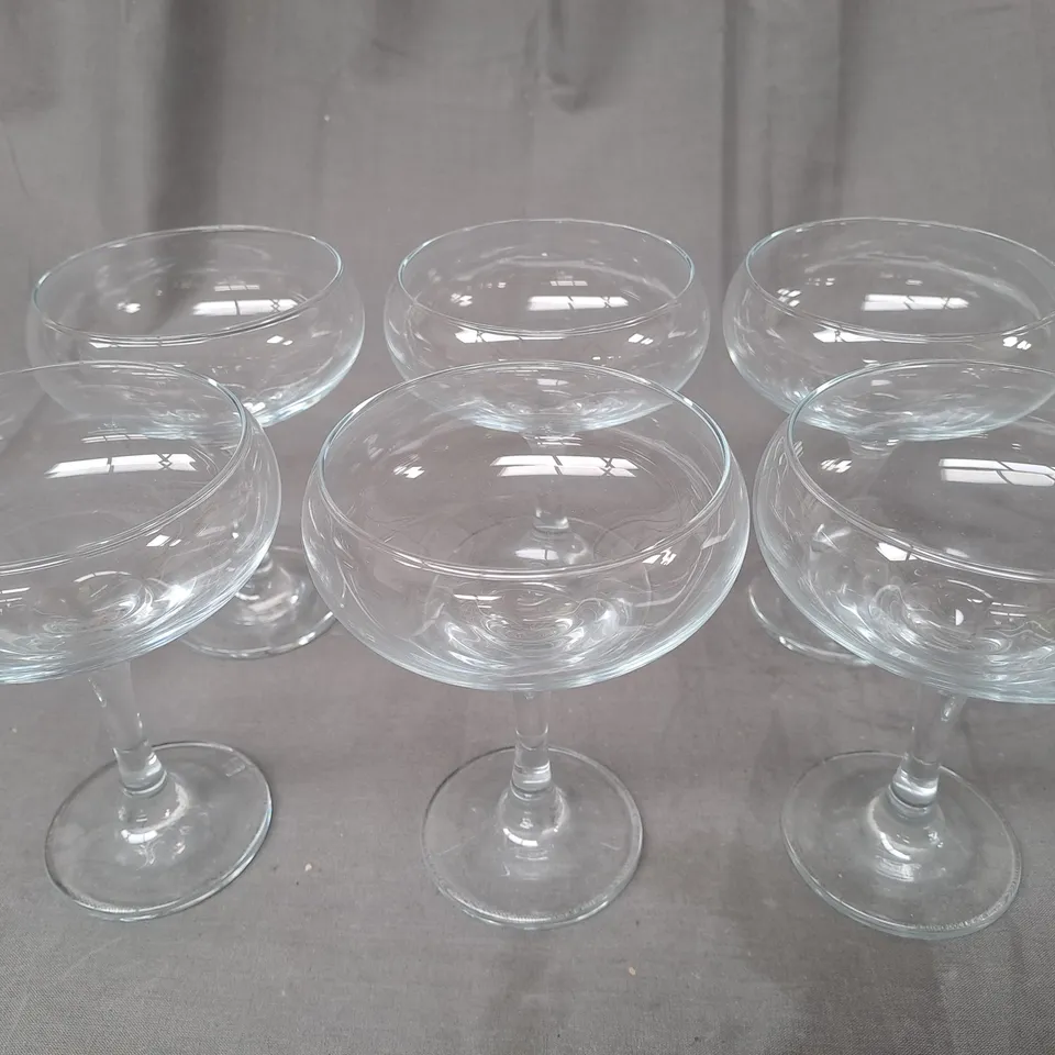 BOXED PASABAHCE SET OF 12 COCKTAIL GLASSES - COLLECTION ONLY
