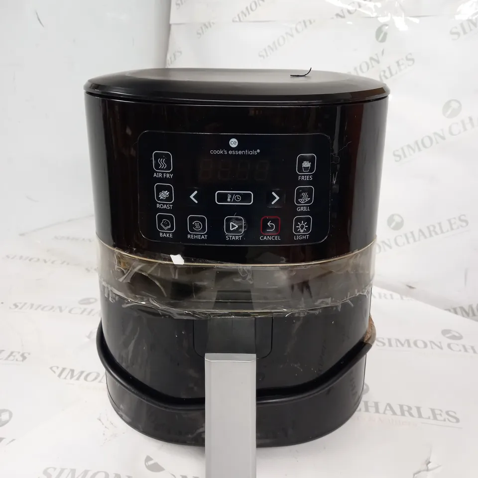 COOK'S ESSENTIALS AIR FRYER - BLACK