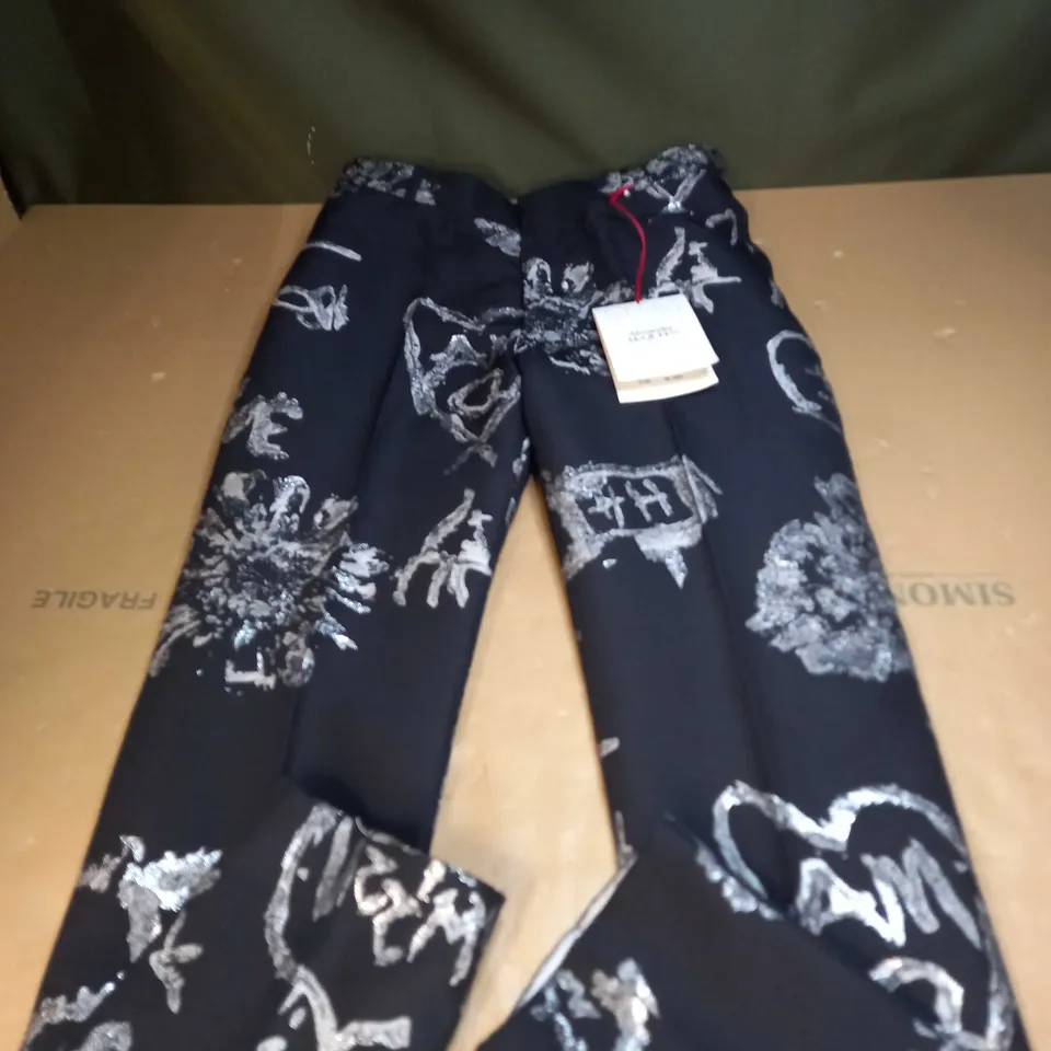 ALEXANDER MCQUEEN ALEX DRAWING PRINT PANTS SIZE M