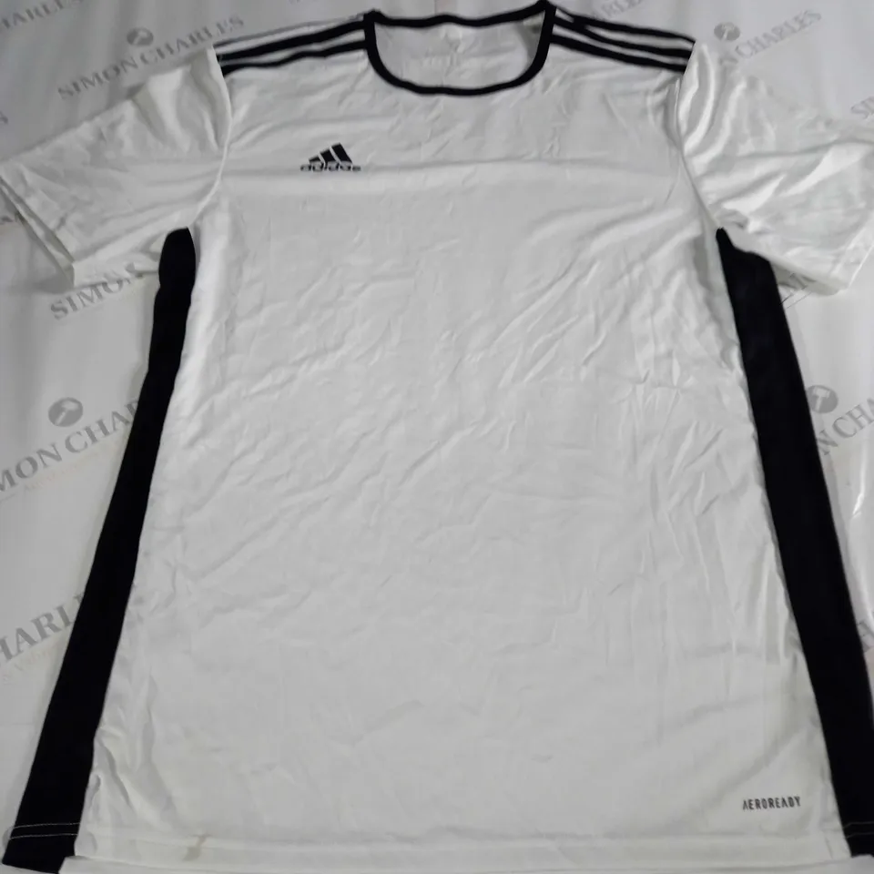 ADIDAS AEROREADY WHITE T-SHIRT - L