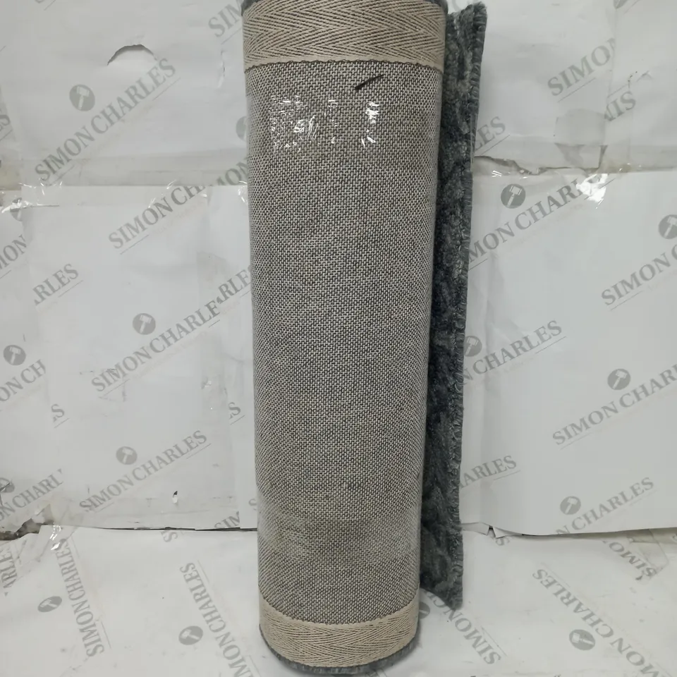 VIVACE FLOOR AND MORE BRUGES WOOL BLUE GREY RUG 60 X 200CM 