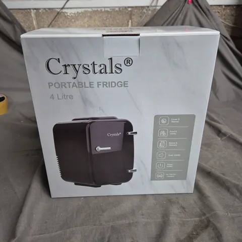CRYSTALS PORTABLE FRIDGE 4 LITRE