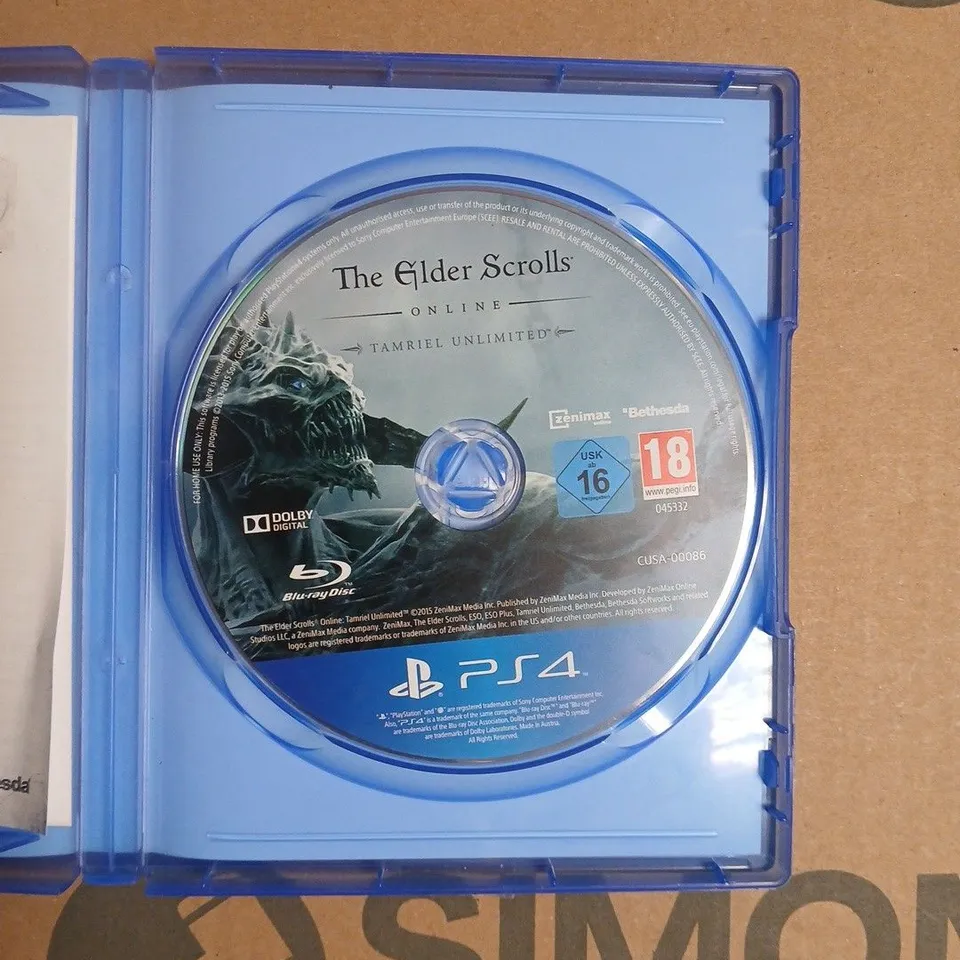 THE ELDER SCROLLS ONLINE: CROWN EDITION FOR PS4 