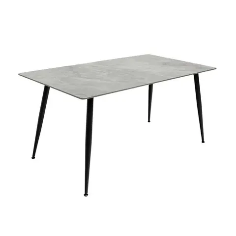 BOXED RIGA 1.6m DINING TABLE - GREY STONE (2 BOXES)