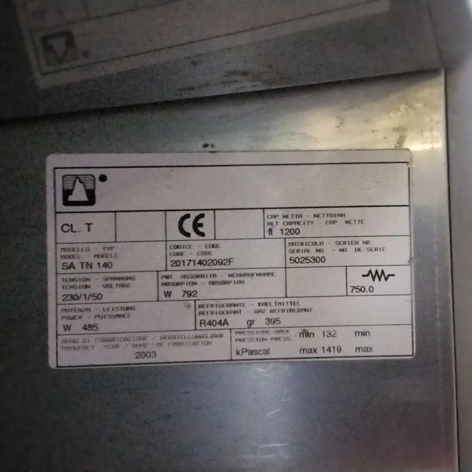 SA TN 140 DOUBLE DOOR FRIDGE 