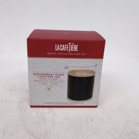 LA CAFETIERE REPLACEMENT GLASS JUG 4 CUP 650ML