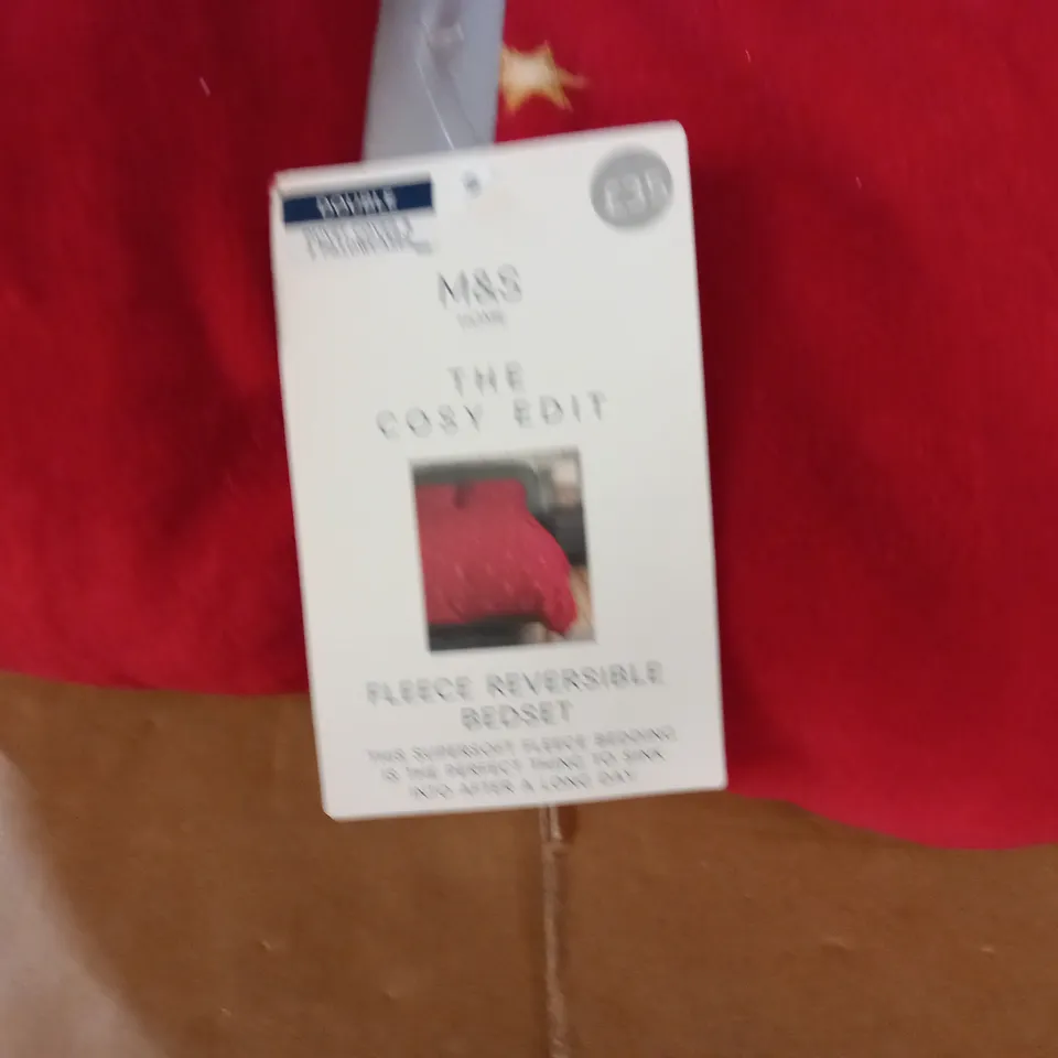 M&S FLEECE REVERSIBLE BEDSET - DOUBLE